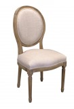 Chair Louis XVI old oak beige 015