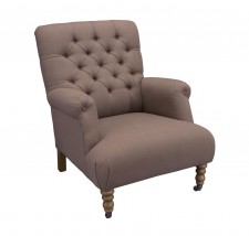 Easychair Victor Taupe old grey legs