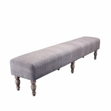 Footstool bench Jules Graphite L