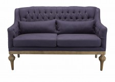 Sofa Didier blue bric and canvas back